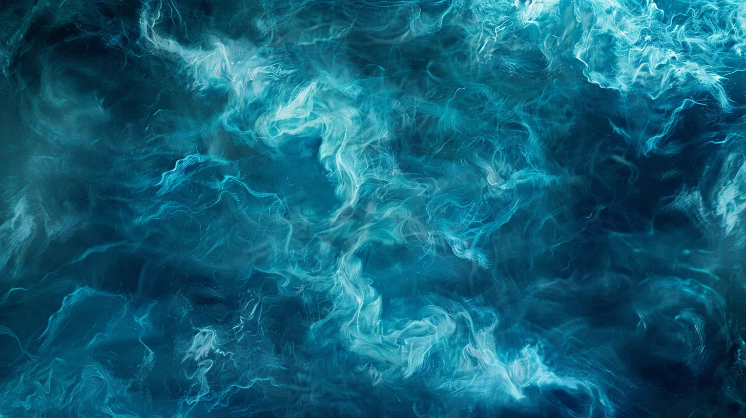 Abstract blue pattern